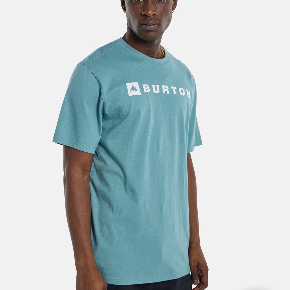 Organic Cotton Burton Horizontal Mountain Short Sleeve T-Shirt - Picture 5 of 5